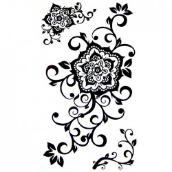 tatouage-fleur-noire