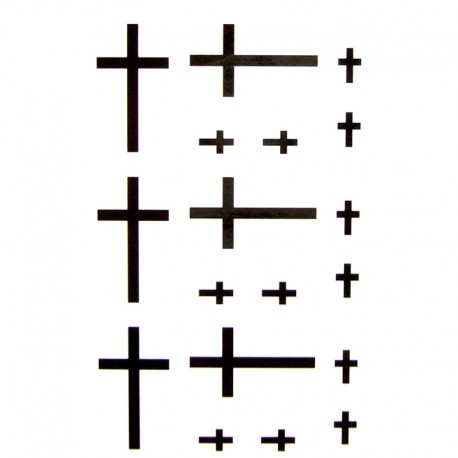 tatouage-ephemere-croix-noire