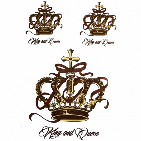 Tatouage-temporaire-Couronne-KIng-and-Queen