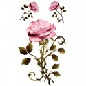 Tatouage temporaire roses rose