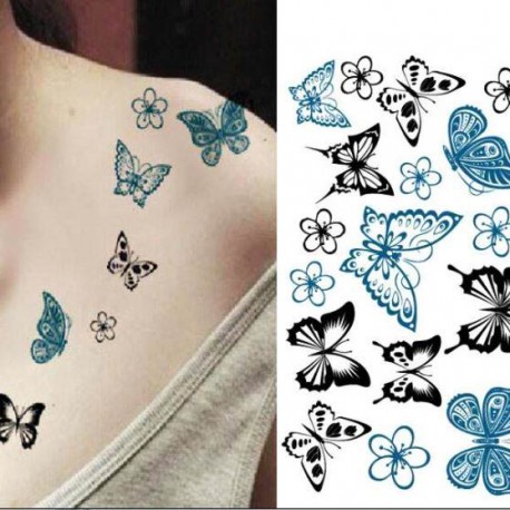 tatouage-temporaire-papillon-bleu