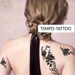 Tatouage-temporaire-rose