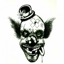 Tatouage-ephemere-tête-de-clown