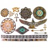 tatouage-ephemere-dore-et-argent-cléopatre-et-mandala
