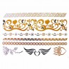 Tatouage-ephemere-metallique-coeur-enflame-et-bandeau-de-bras