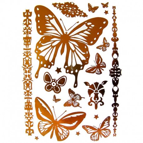 tatouage-temporaire-metallise-papillons-dores
