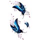 tatouage-ephemere-papillons-bleus