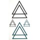 tatouage-temporaire-triangle-geometrique