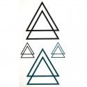 Tatouage temporaire Triangle Géométrique